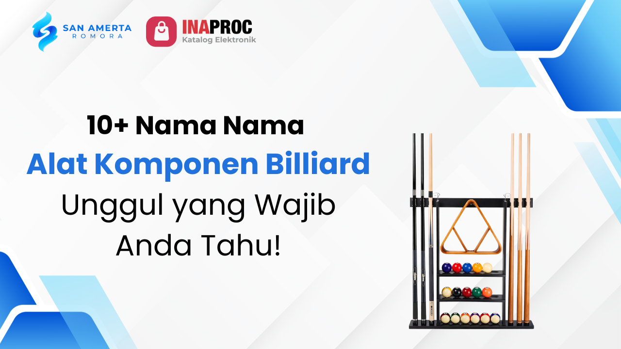 Nama Nama Alat Komponen Billiard