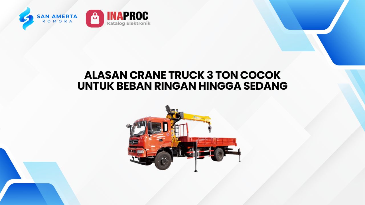 1 / 1 – Crane Truck 3 Ton_ Kenapa Cocok untuk Angkat Material Ringan Hingga Sedang