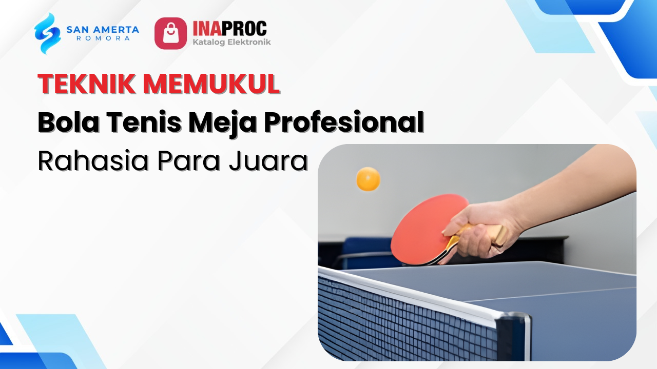 Teknik Memukul Bola Tenis Meja