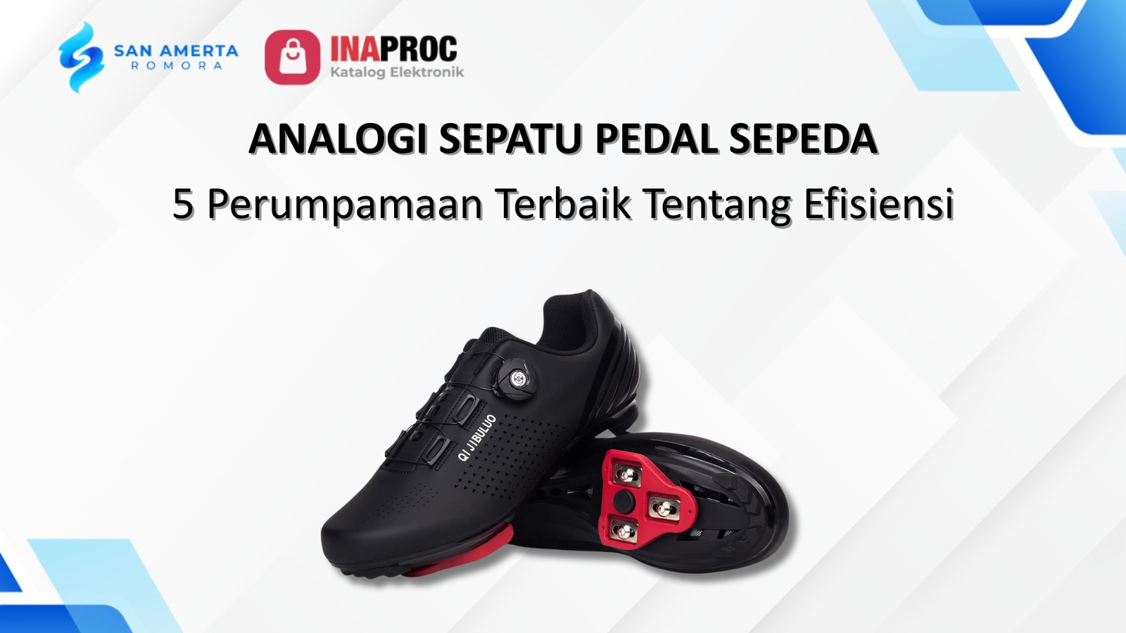 Analogi Sepatu Pedal Sepeda