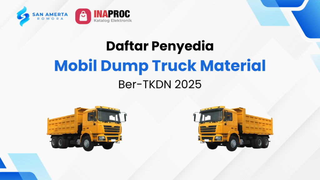 Daftar Penyedia Mobil Dump Truck Material Ber-TKDN