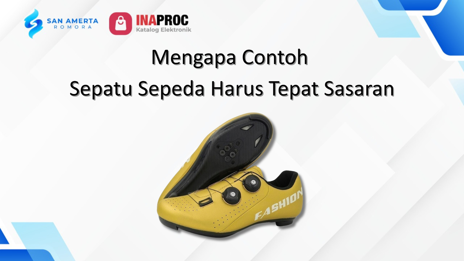 Contoh Sepatu Sepeda