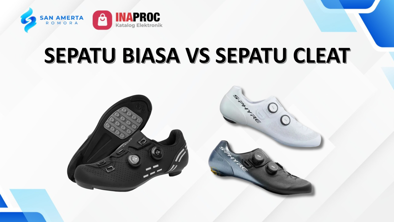 Analogi Sepatu Pedal Sepeda
