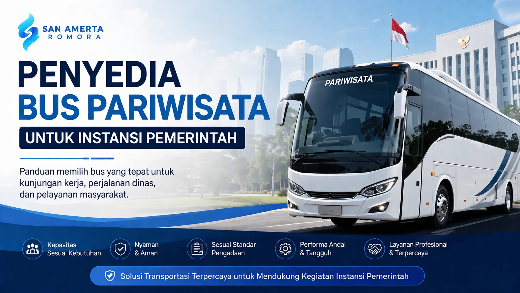 penyedia bus pariwisata untuk instansi pemerintah