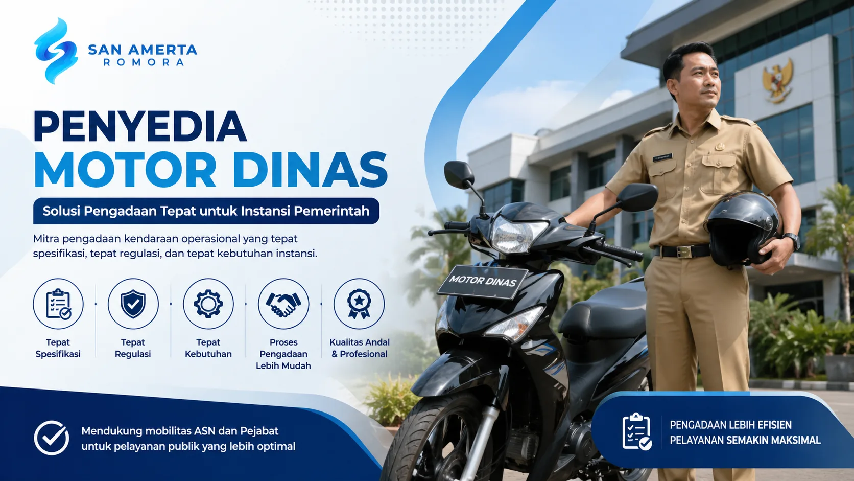 penyedia motor dinas untuk ASN dan instansi pemerintah