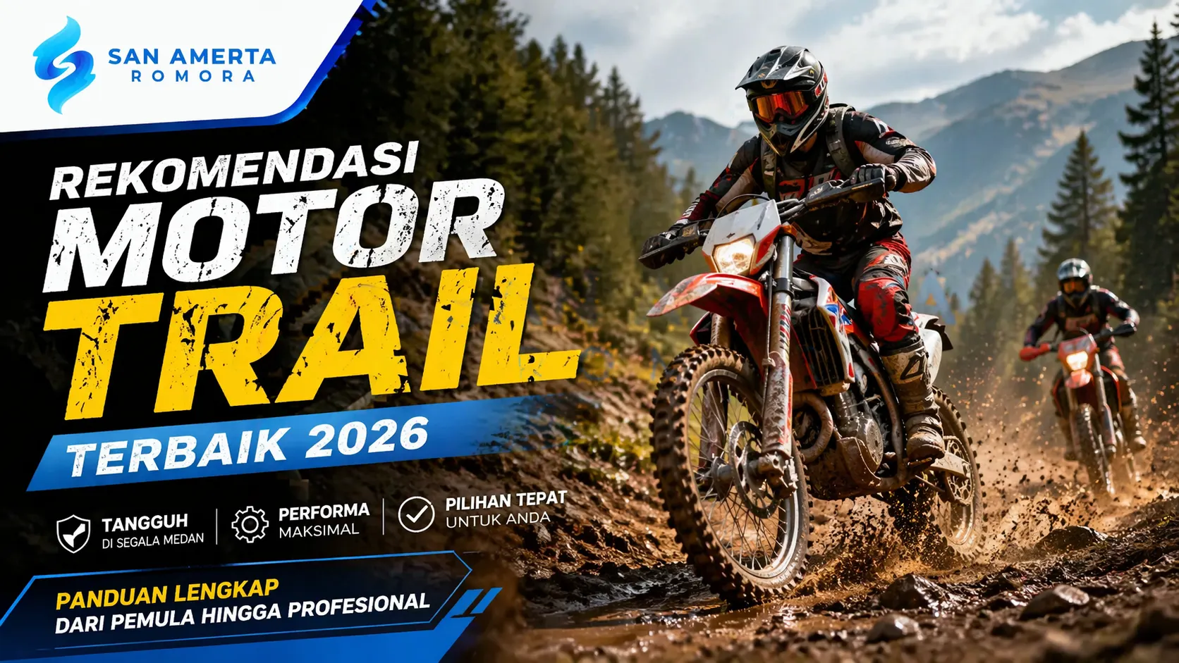 Rekomendasi motor trail terbaik untuk pemula hingga profesional di medan off-road