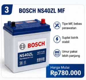 Rekomendasi aki mobil tahun 2026 Amaron GO NS40ZL performa tinggi dan tahan lama