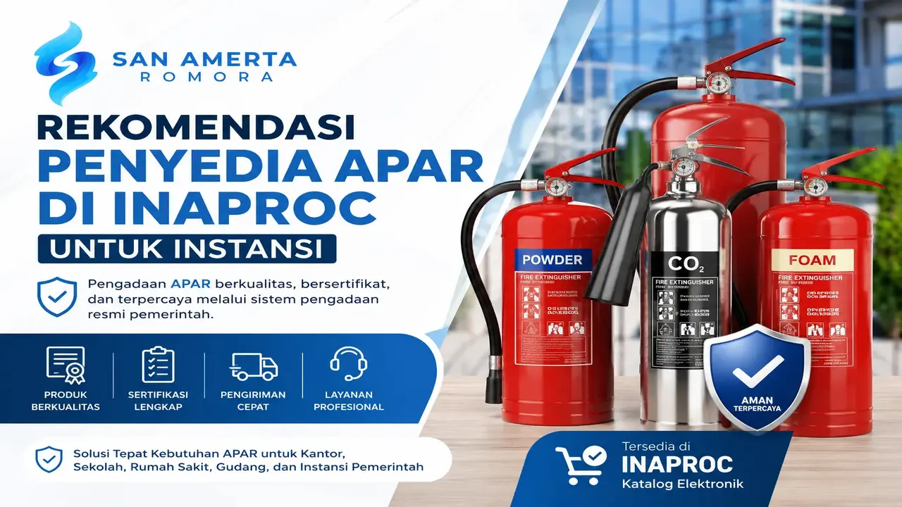Penyedia APAR di Inaproc untuk instansi oleh San Amerta Romora