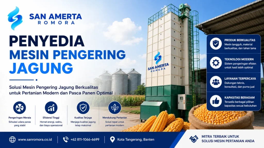 Penyedia mesin pengering jagung untuk pertanian modern dan pasca panen