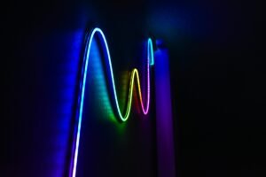 ilustrasi lampu led strip RGB
