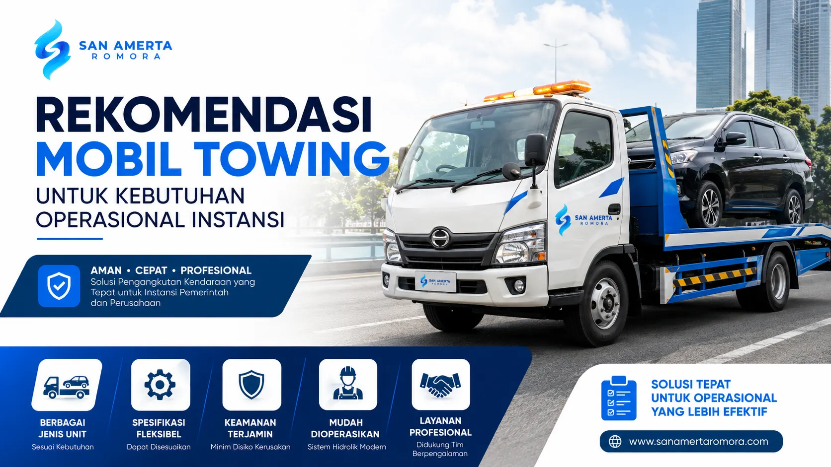 Rekomendasi mobil towing untuk operasional pemerintah dan kendaraan dinas lapangan