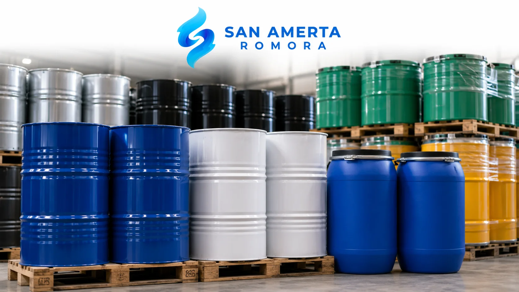 Produk drum industri San Amerta Romora untuk distribusi pengadaan INAPROC Kabupaten Karawang dengan layanan pengiriman lokal