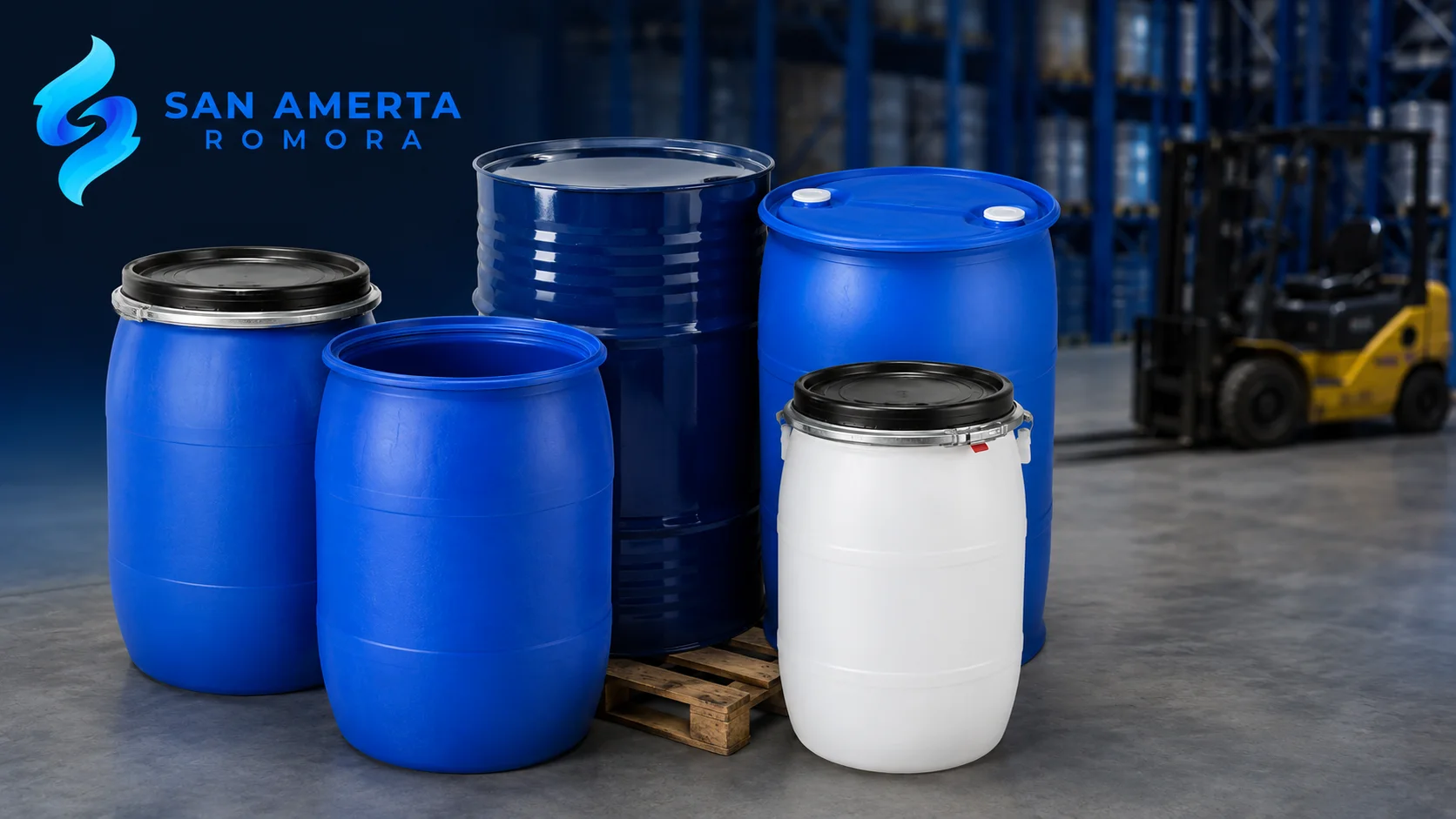 Kontainer drum plastik HDPE dan drum besi untuk pengadaan Inaproc Kabupaten Garut sesuai standar mutu