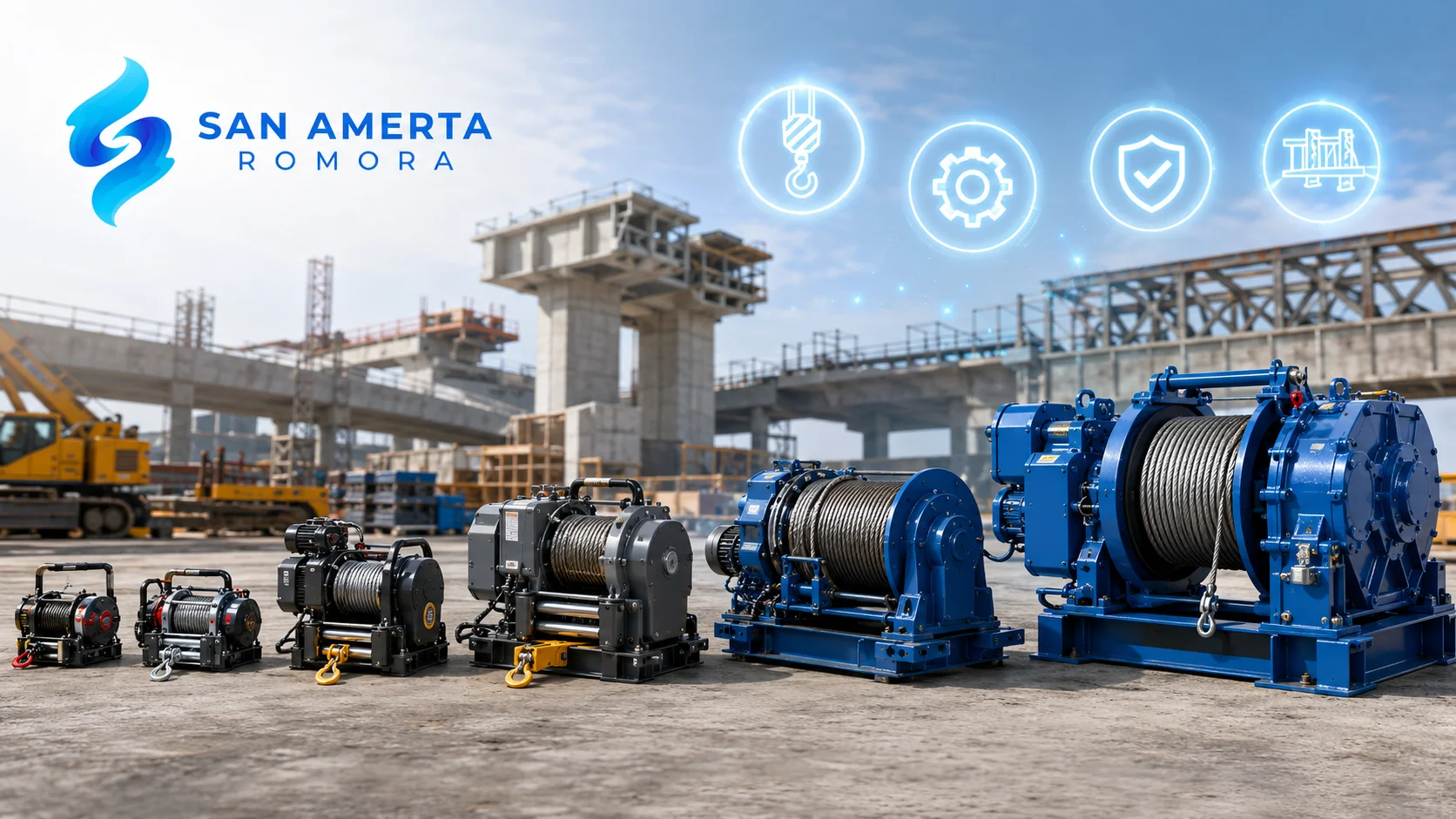 Pilihan winch machine untuk mendukung kebutuhan proyek infrastruktur melalui pengadaan Kementerian PUPR di Inaproc.