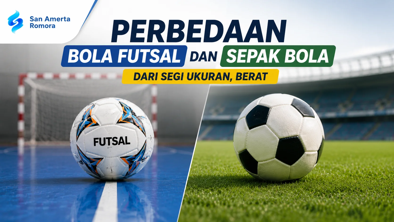 Perbedaan Bola Futsal dan Sepak Bola