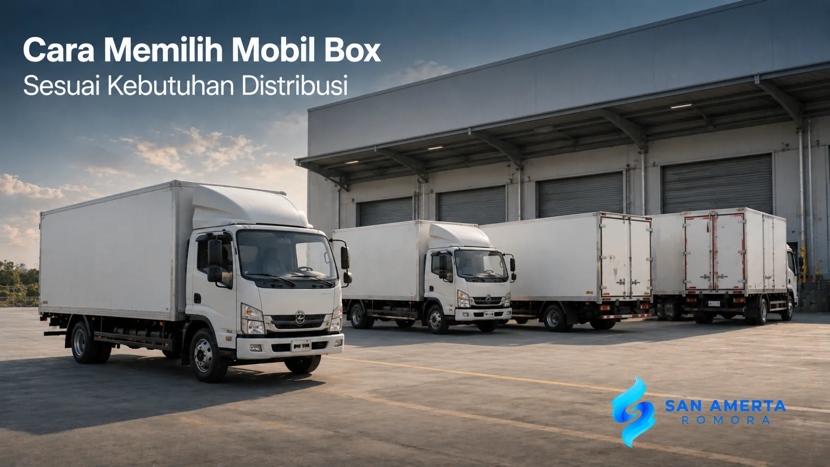 Berbagai jenis mobil box untuk kebutuhan distribusi dengan kapasitas dan fungsi yang disesuaikan.