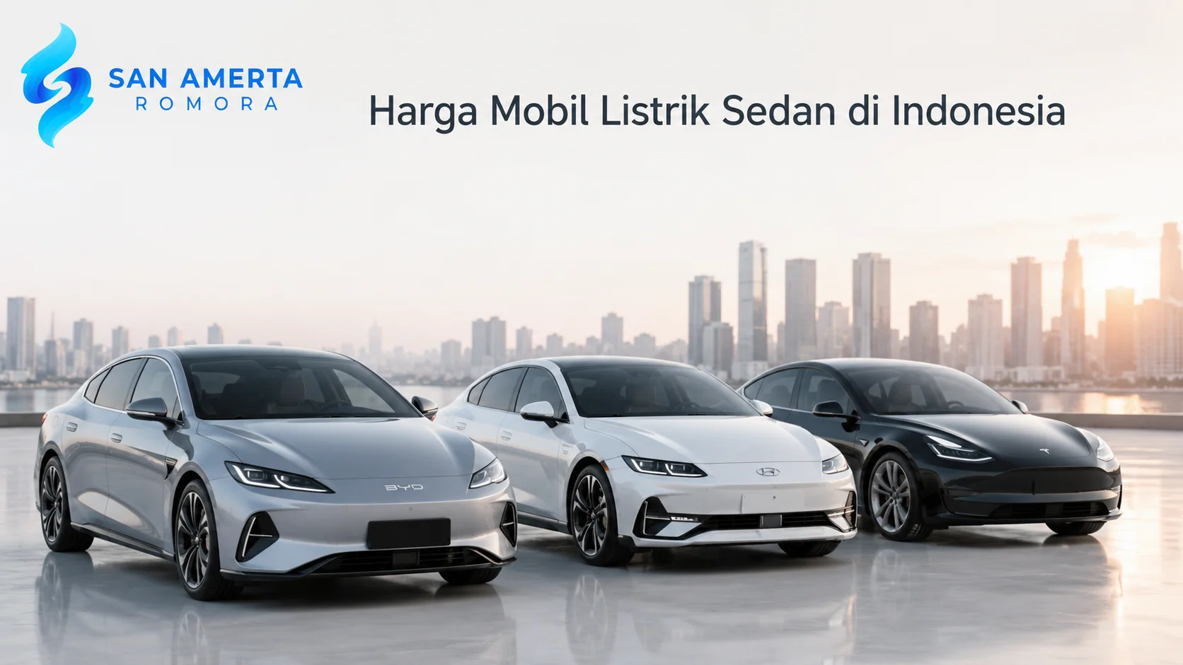 Perbandingan harga mobil listrik sedan di Indonesia dari berbagai merek untuk kebutuhan operasional instansi dan kendaraan ramah lingkungan.