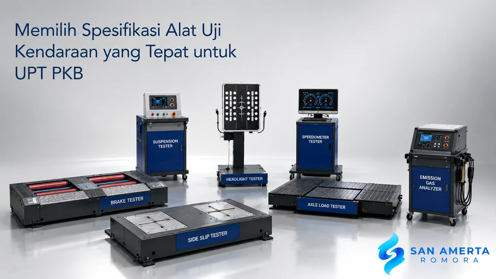 Alat uji kendaraan untuk mendukung pengujian di UPT PKB.