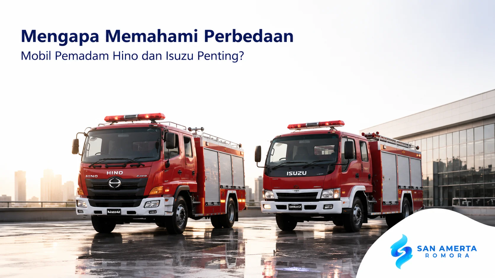 Perbandingan mobil pemadam Hino dan Isuzu untuk membantu memilih kendaraan yang sesuai dengan kebutuhan operasional instansi.