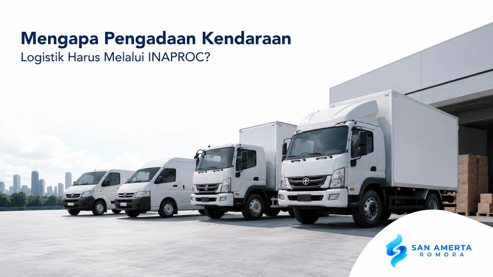 Kendaraan logistik modern untuk mendukung pengadaan melalui INAPROC secara efisien dan sesuai kebutuhan operasional.