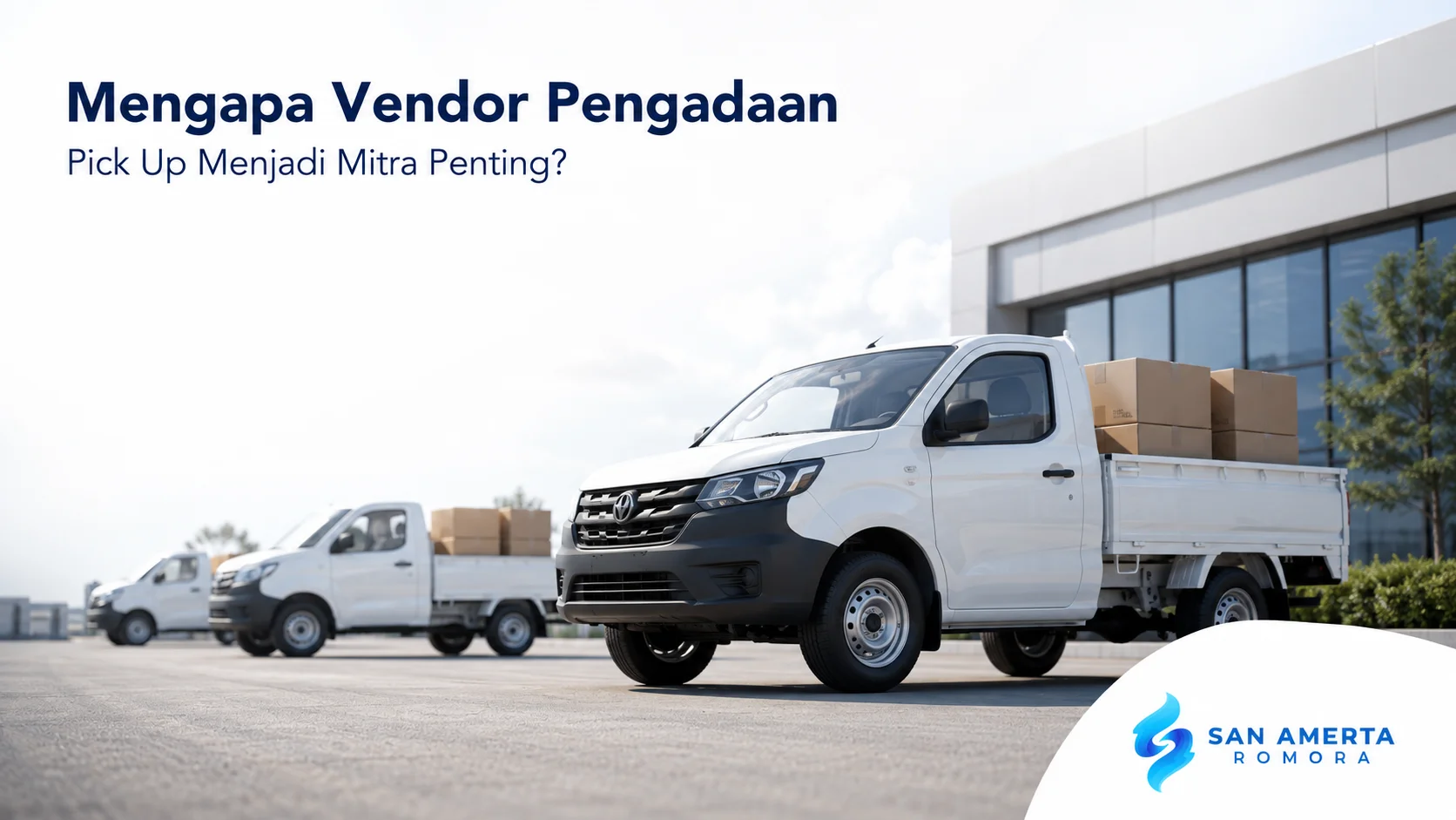 Pick up operasional modern untuk mendukung kebutuhan distribusi dan pengadaan kendaraan perusahaan maupun instansi pemerintah.
