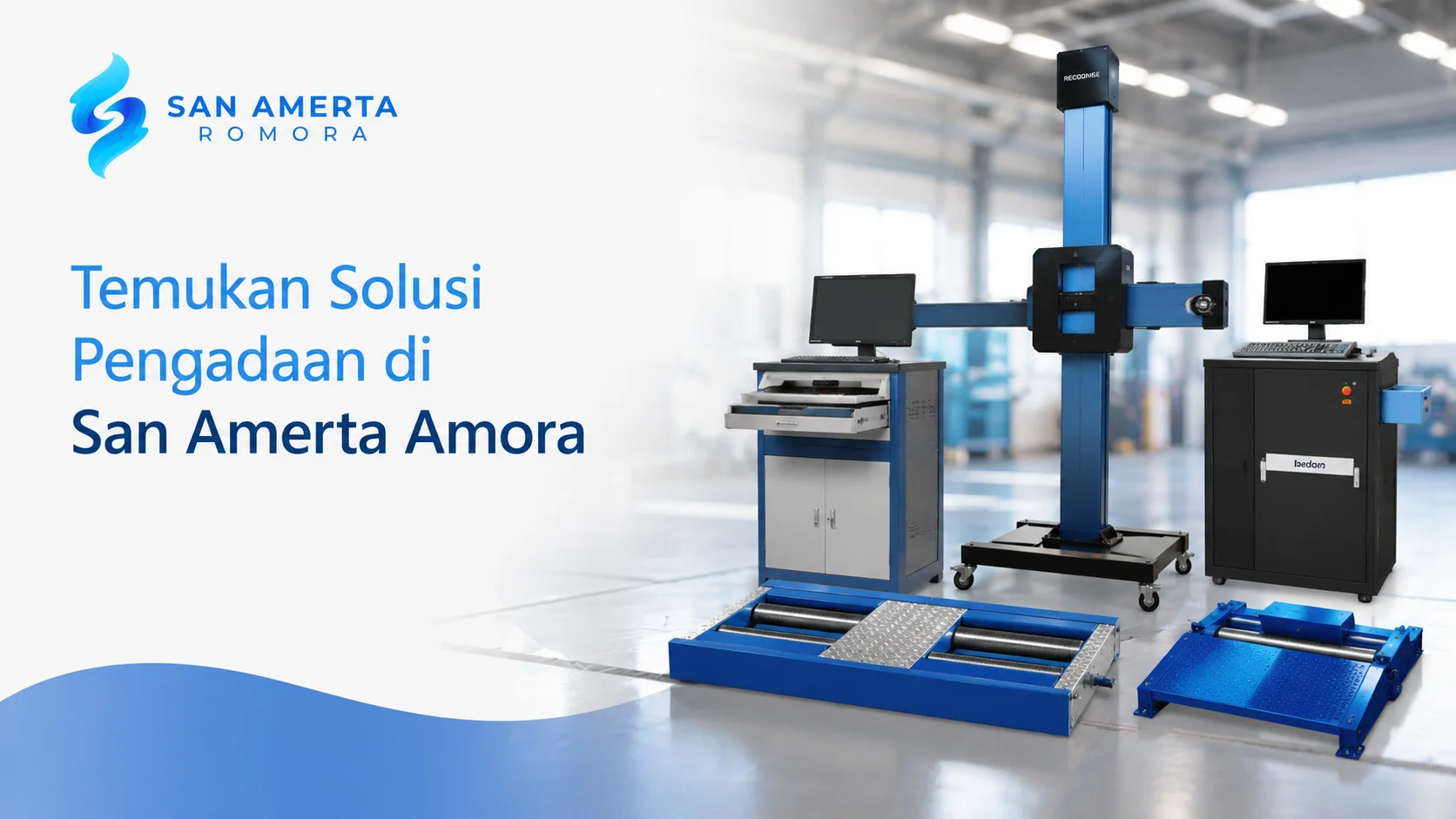 Alat uji kendaraan berkualitas dari San Amerta Romora untuk pengadaan pemerintah.