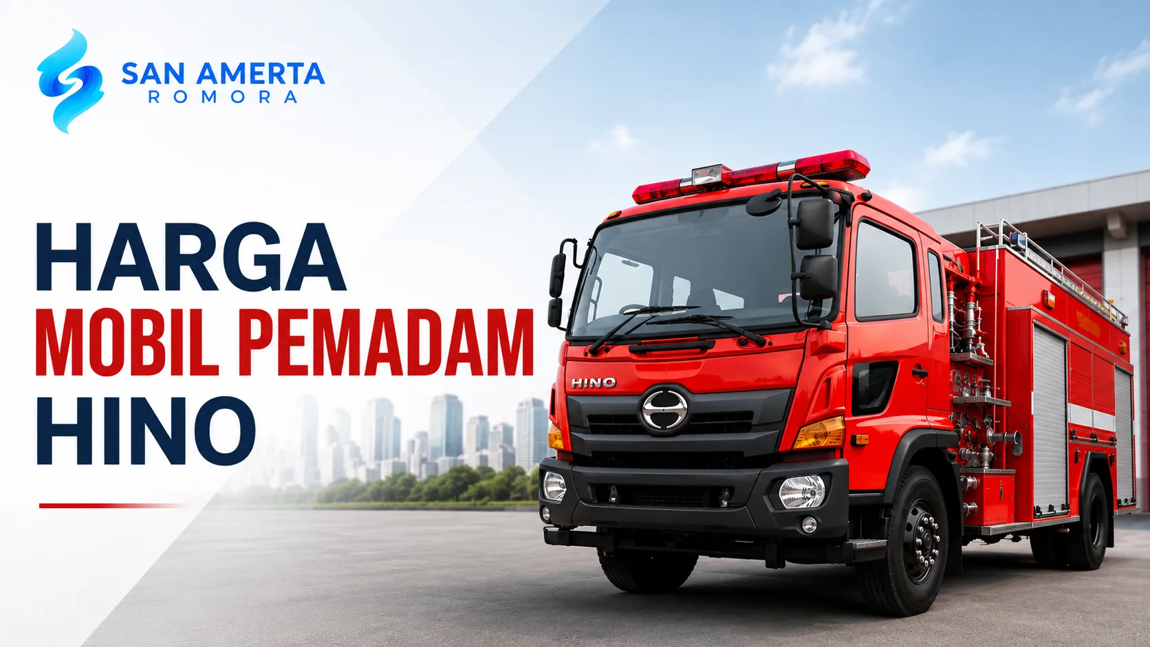 Harga Mobil Pemadam Hino terbaru untuk instansi