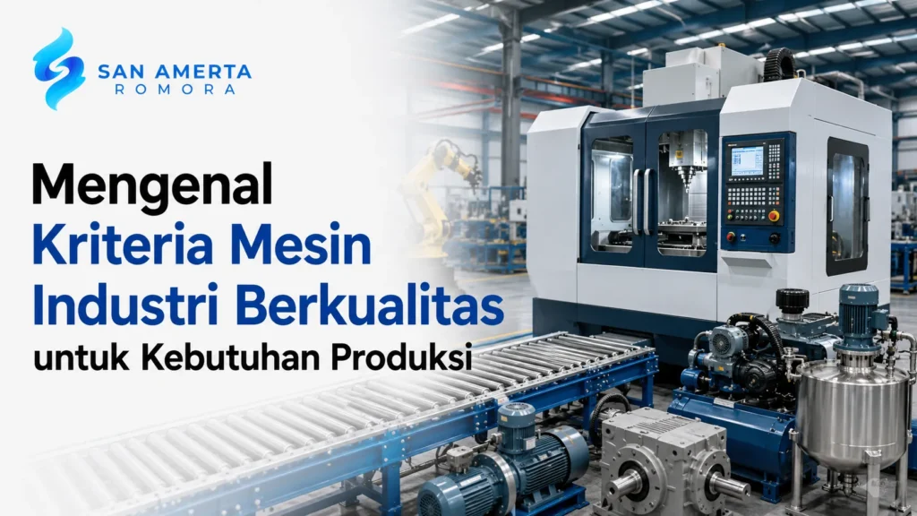 Mengenal kriteria mesin industri berkualitas untuk kebutuhan produksi dengan mesin CNC dan peralatan industri