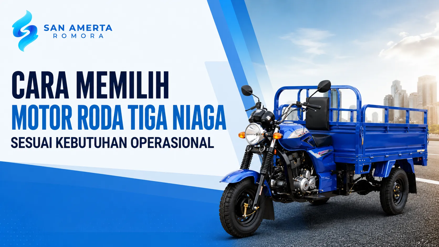 Motor Roda Tiga Niaga terbaik 2026 untuk operasional usaha dan industri
