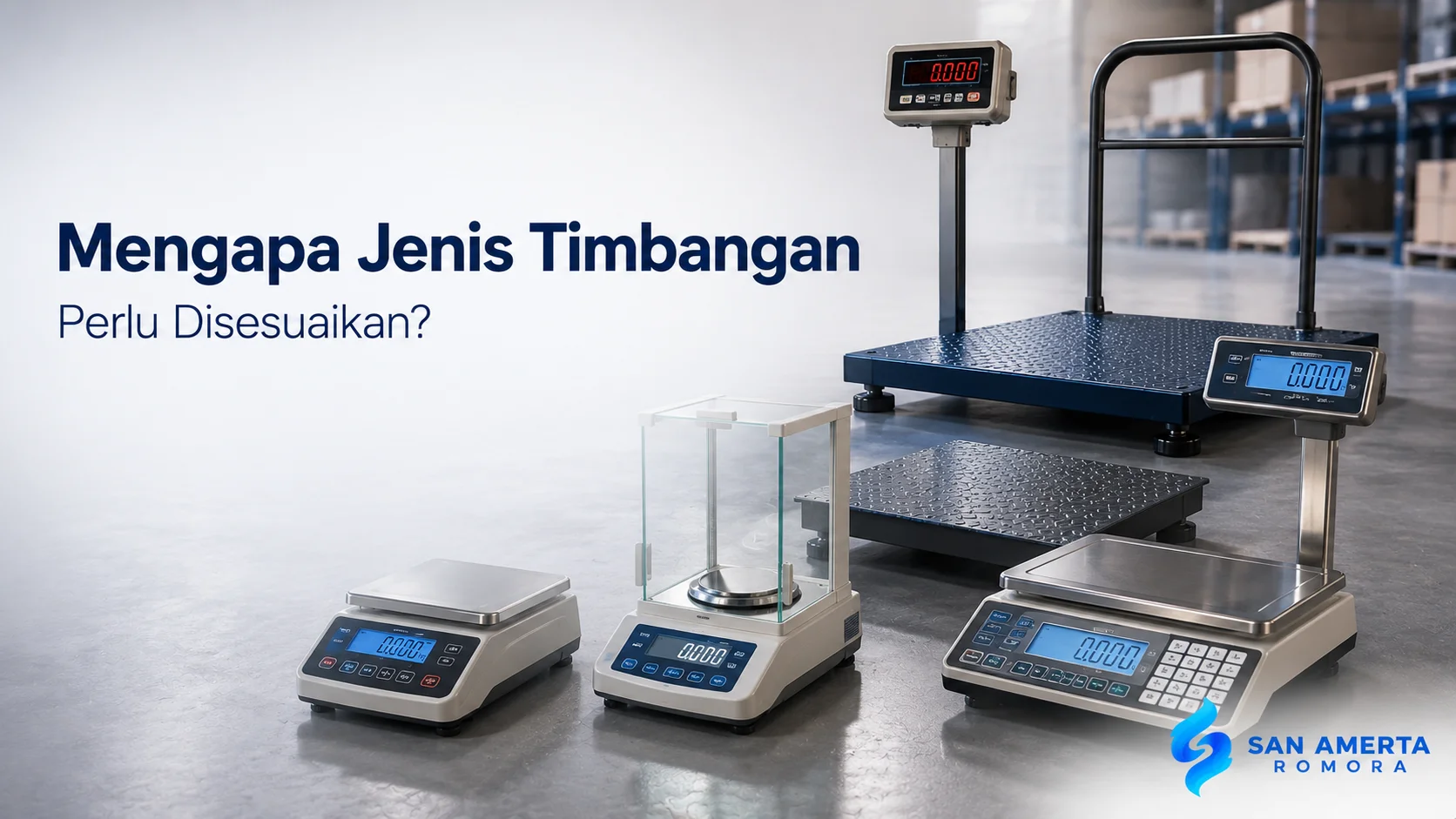 Jenis timbangan digital yang disesuaikan dengan kebutuhan penggunaan.