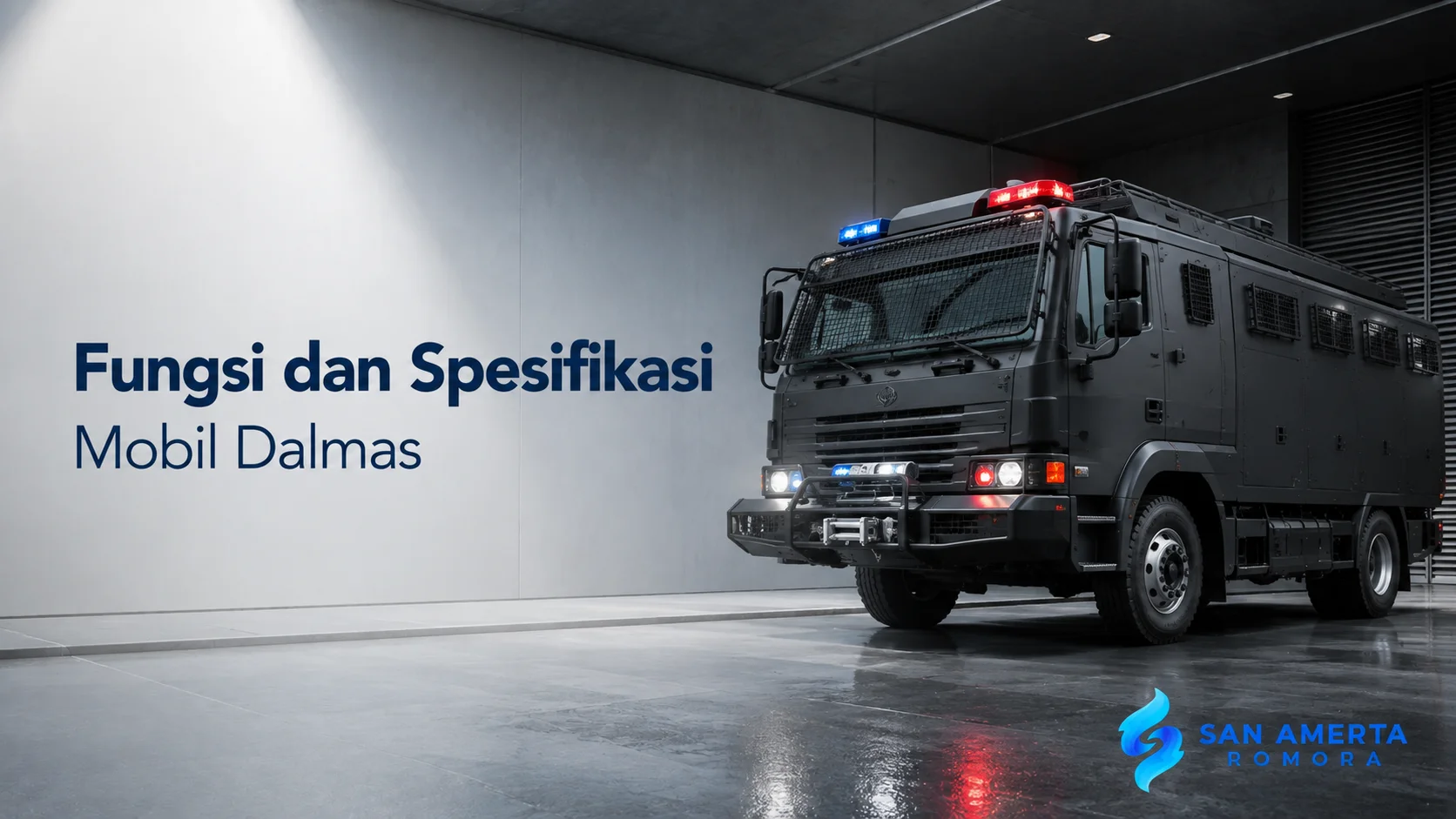 Mobil Dalmas dengan desain khusus untuk mendukung operasional pengamanan massa secara aman dan efisien
