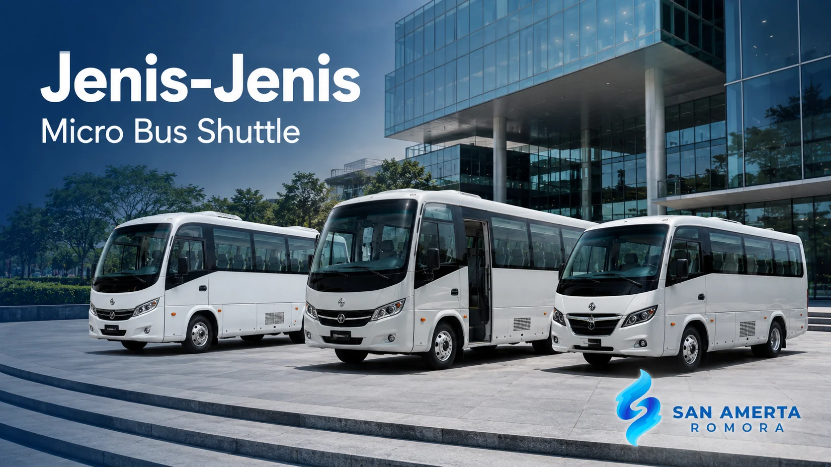 Berbagai jenis micro bus shuttle modern untuk mendukung kebutuhan transportasi penumpang yang nyaman dan efisien