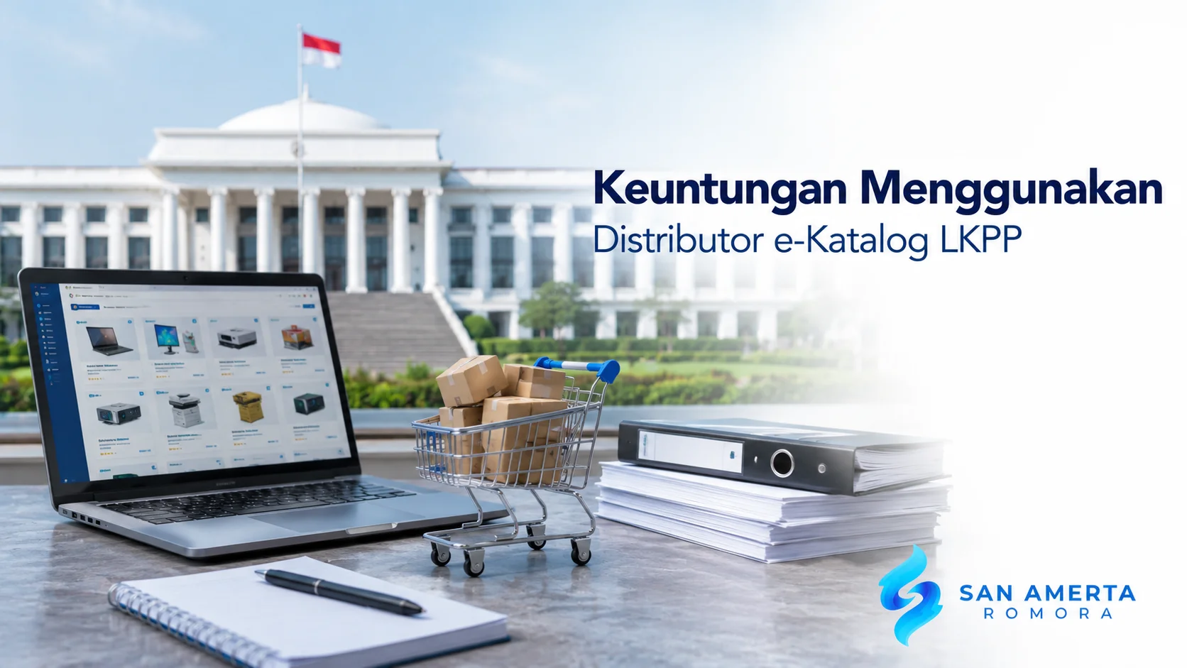 Penggunaan distributor e-Katalog LKPP untuk mendukung proses pengadaan barang instansi pemerintah
