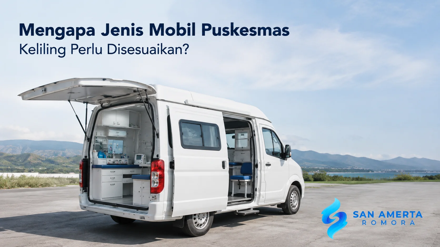 Mobil puskesmas keliling untuk mendukung berbagai kebutuhan pelayanan kesehatan