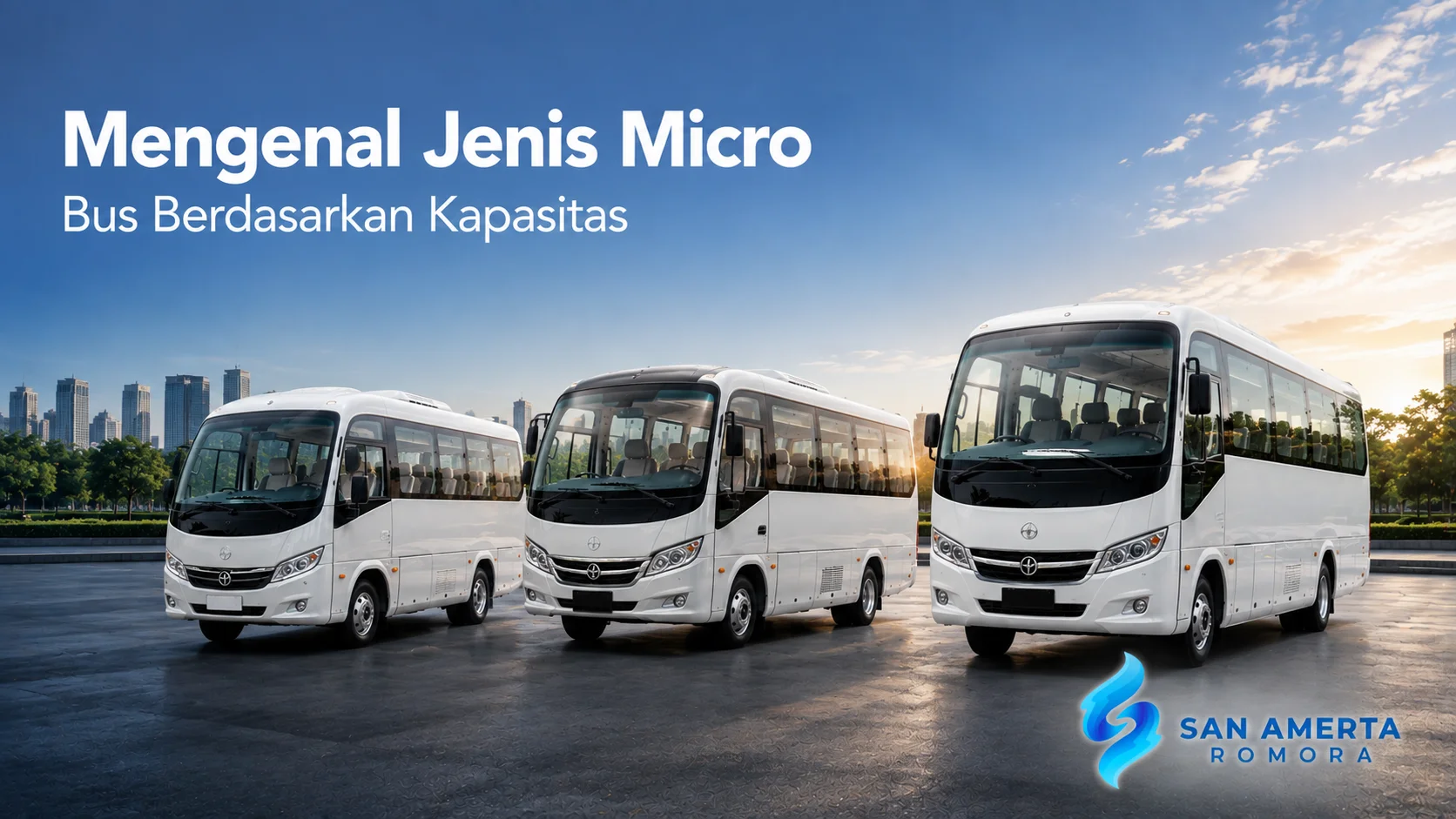 Beragam jenis micro bus dengan kapasitas berbeda untuk mendukung kebutuhan transportasi penumpang