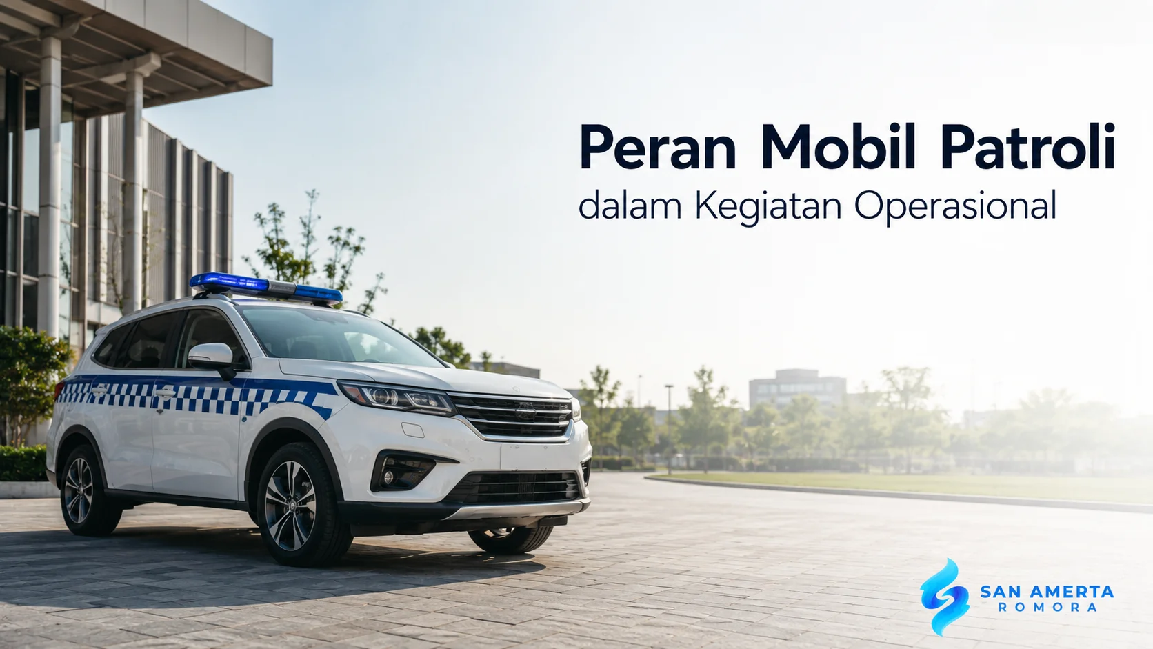 Mobil patroli untuk mendukung kegiatan operasional di lapangan