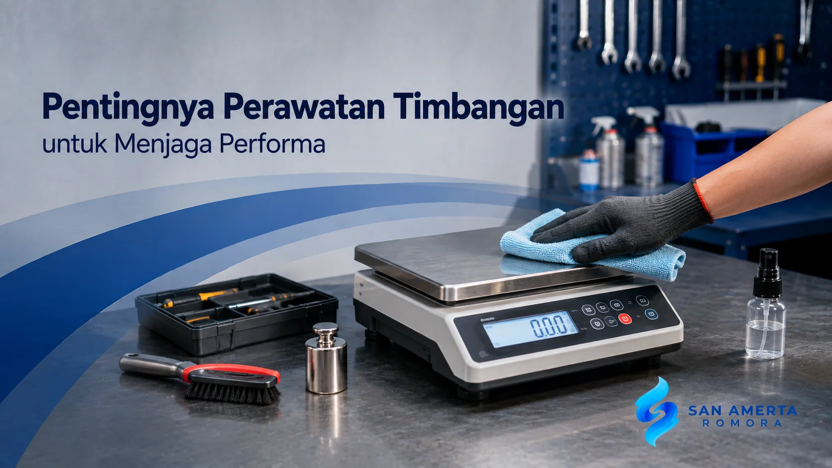 Perawatan timbangan digital untuk menjaga performa dan akurasi.
