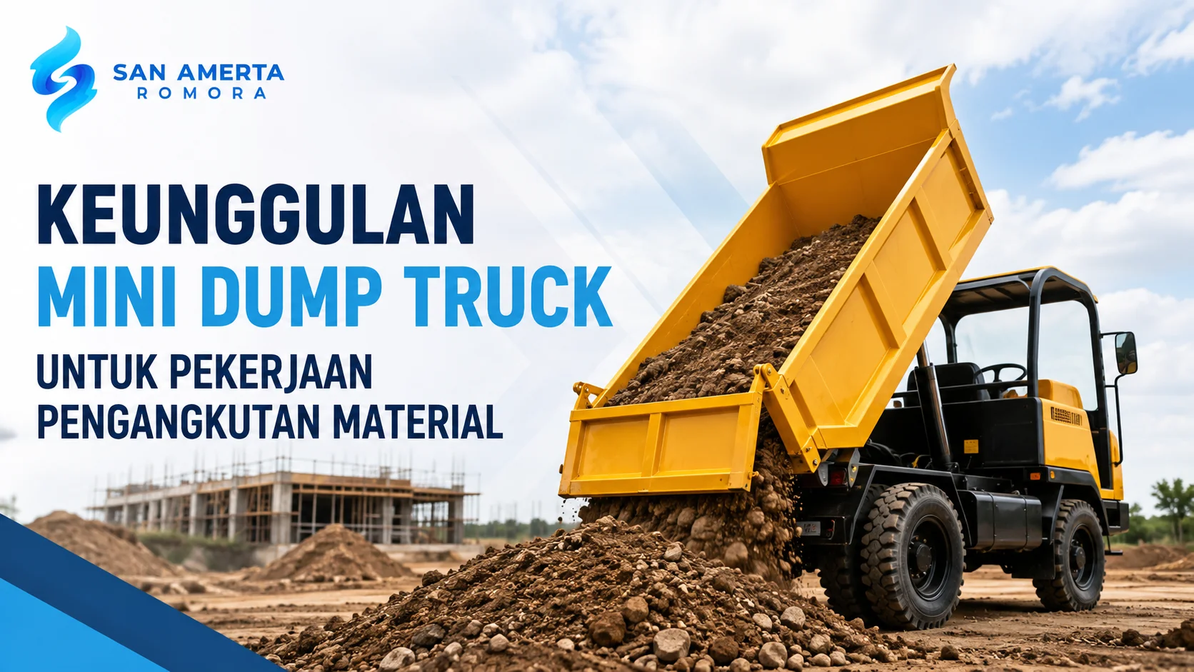Daftar Produk Pengadaan INAPROC Mini Dump Truck untuk pekerjaan pengangkutan material