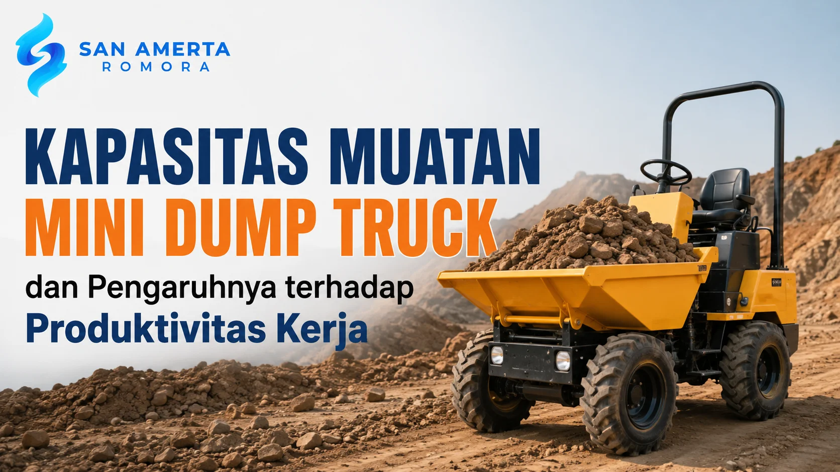 Ekatalog infrastruktur untuk Mini Dump Truck