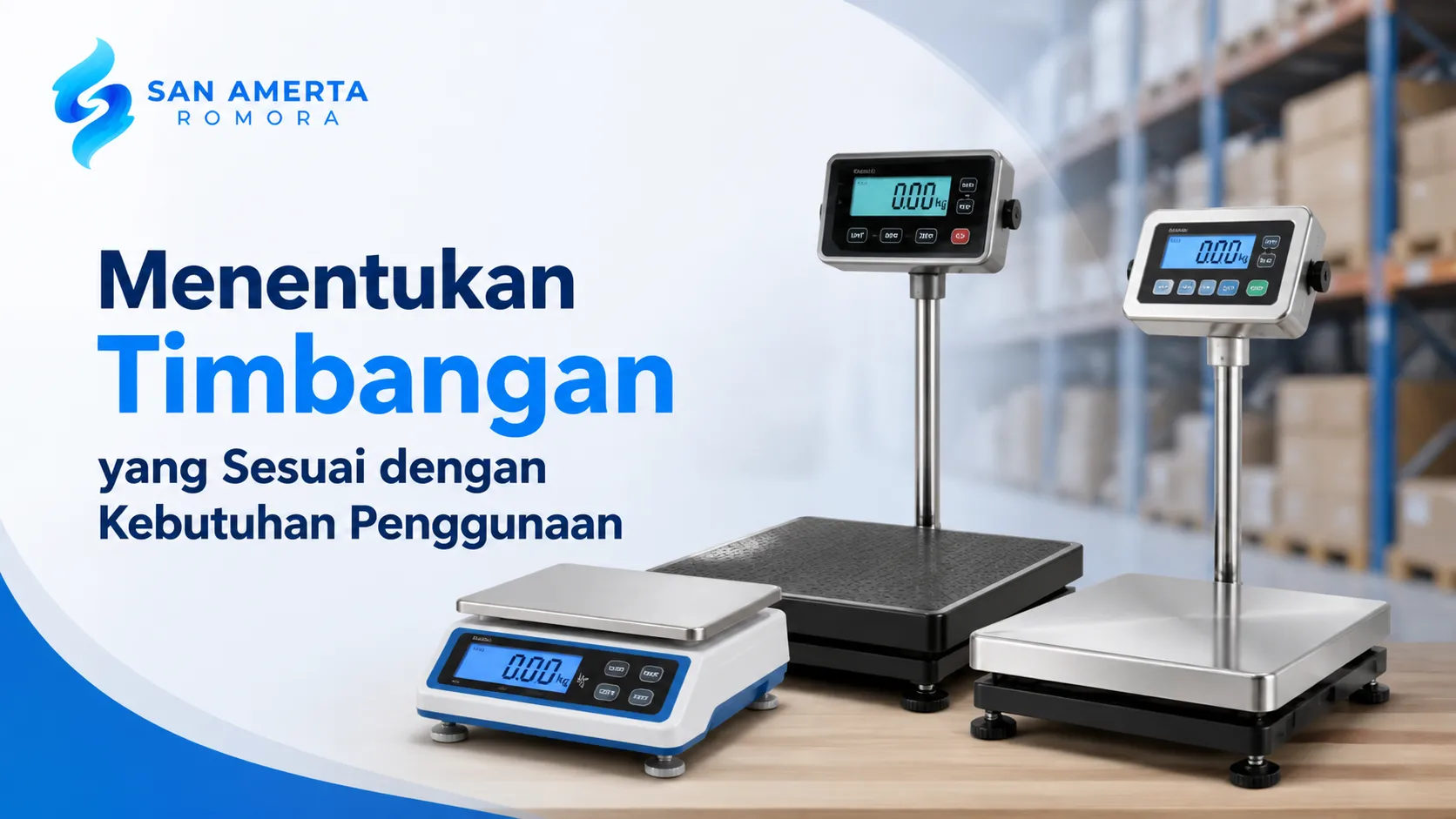 Mitra pengadaan instansi pemerintah untuk memilih timbangan sesuai kebutuhan penggunaan