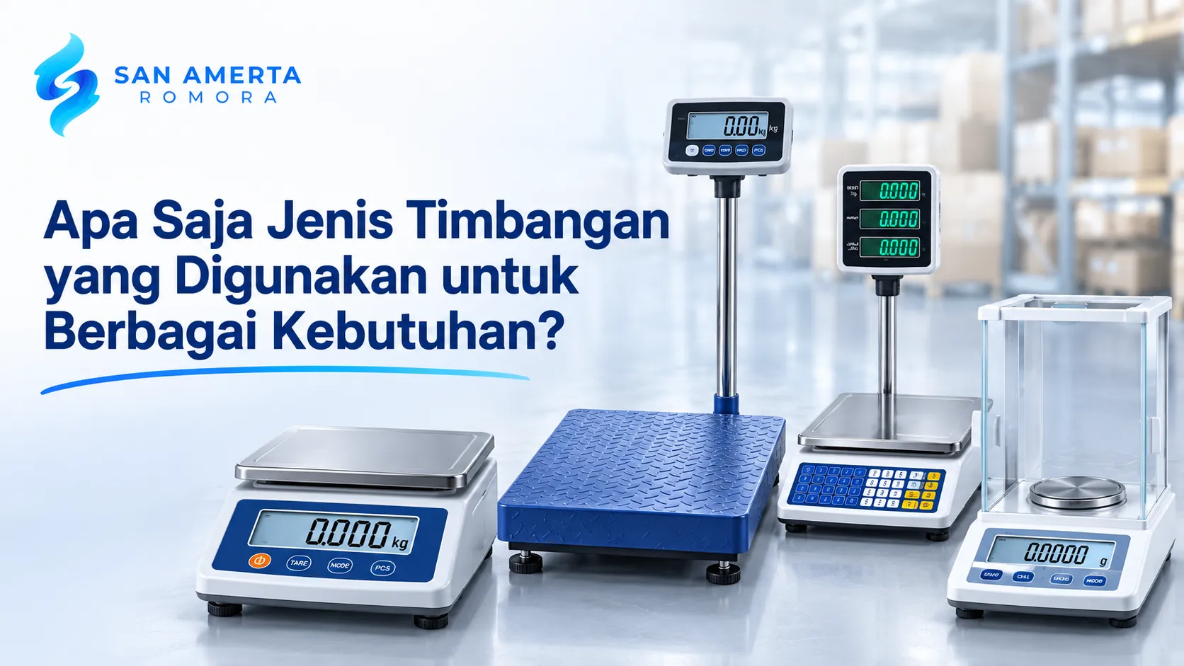 Penyedia barang bersertifikat TKDN untuk berbagai jenis timbangan