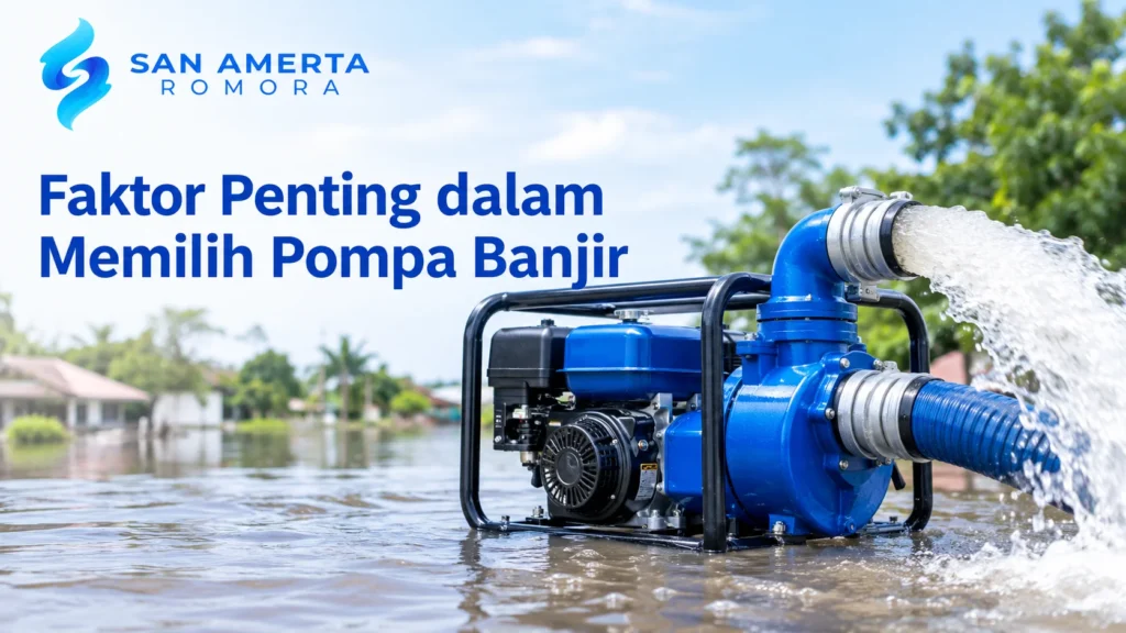 Pengadaan pompa banjir pemerintah untuk penanganan genangan