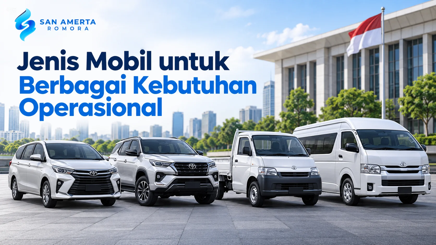 Pengadaan Mobil pemerintah untuk berbagai kebutuhan operasional dengan pilihan MPV, SUV, pick up, dan minibus.