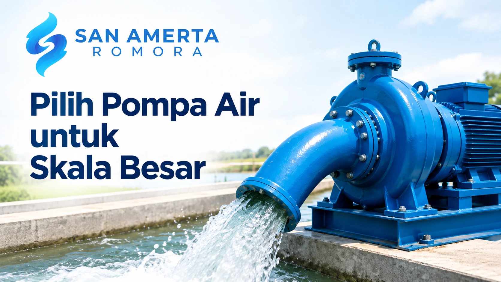 Pengadaan pompa banjir pemerintah untuk proyek tata air