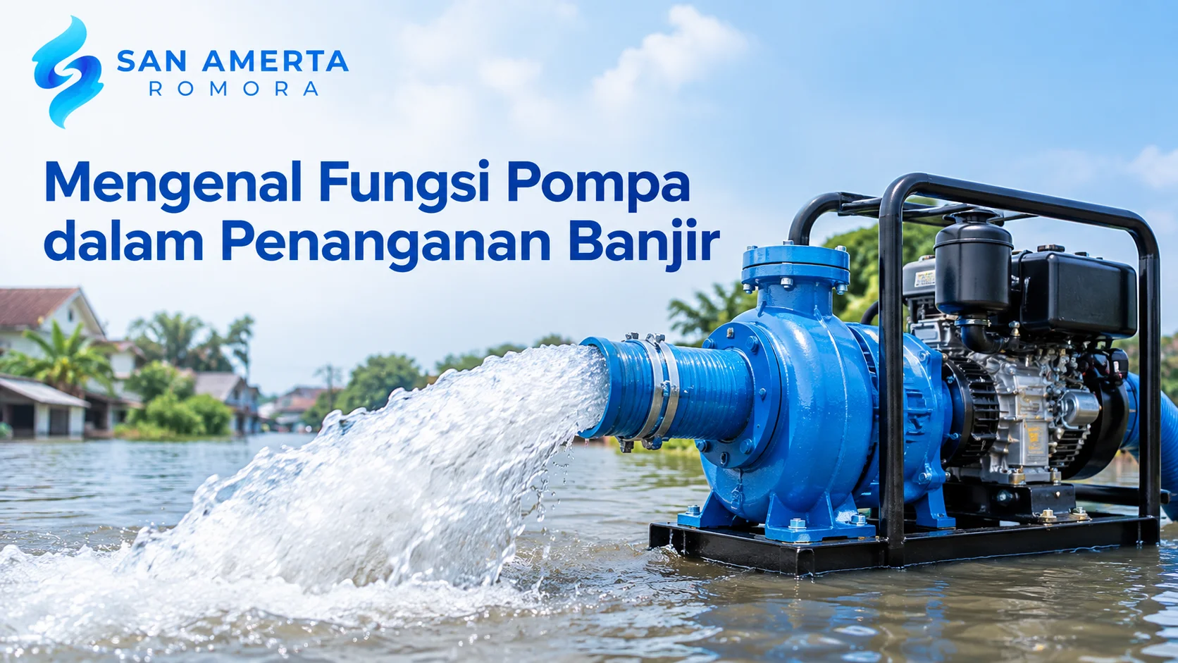 E-katalog pompa air dinas untuk penanganan banjir