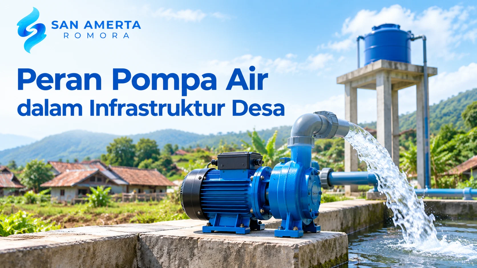 E-katalog pompa air dinas untuk kebutuhan infrastruktur desa.