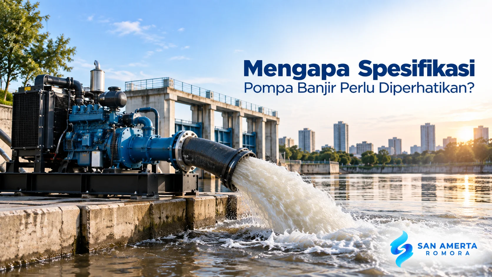Spesifikasi pompa banjir untuk mendukung penanganan genangan