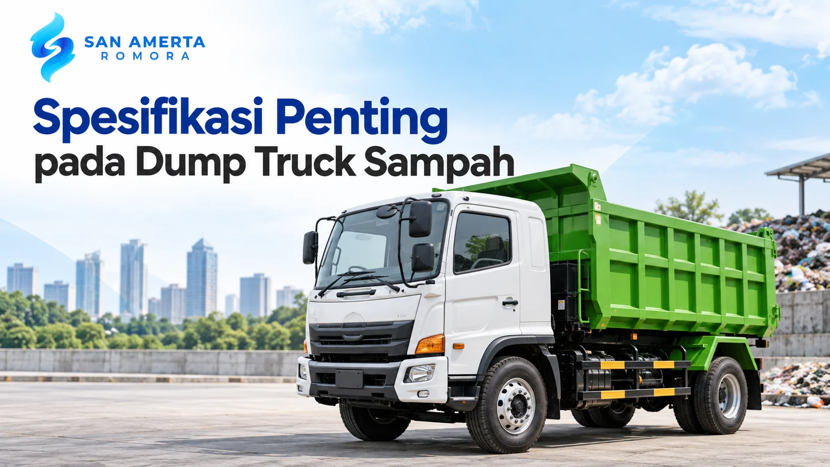 Spesifikasi penting dump truck sampah dari penyedia dump truck sampah e-katalog untuk kebutuhan armada operasional.
