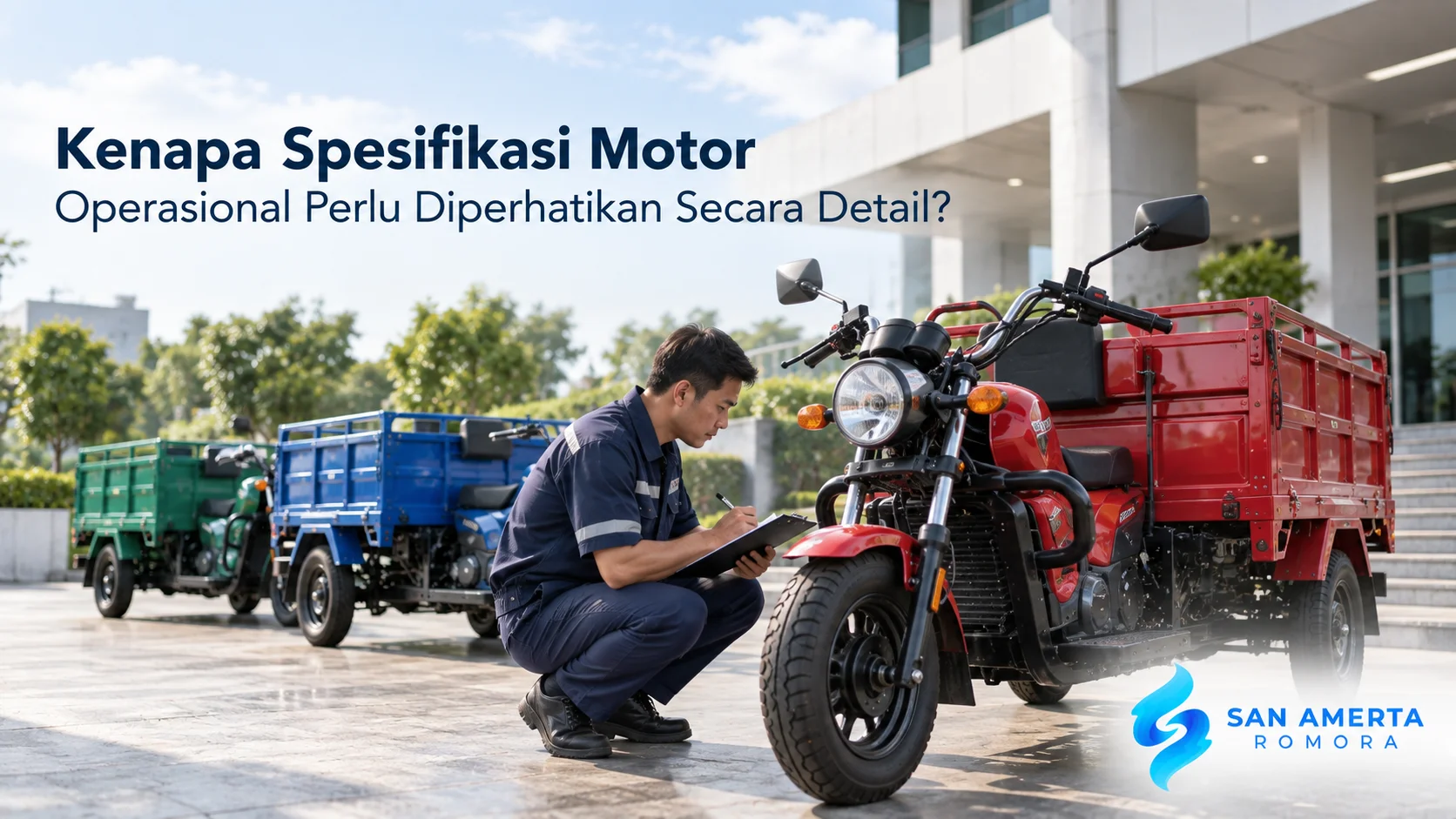 Spesifikasi motor operasional pemerintah untuk kebutuhan tugas lapangan.