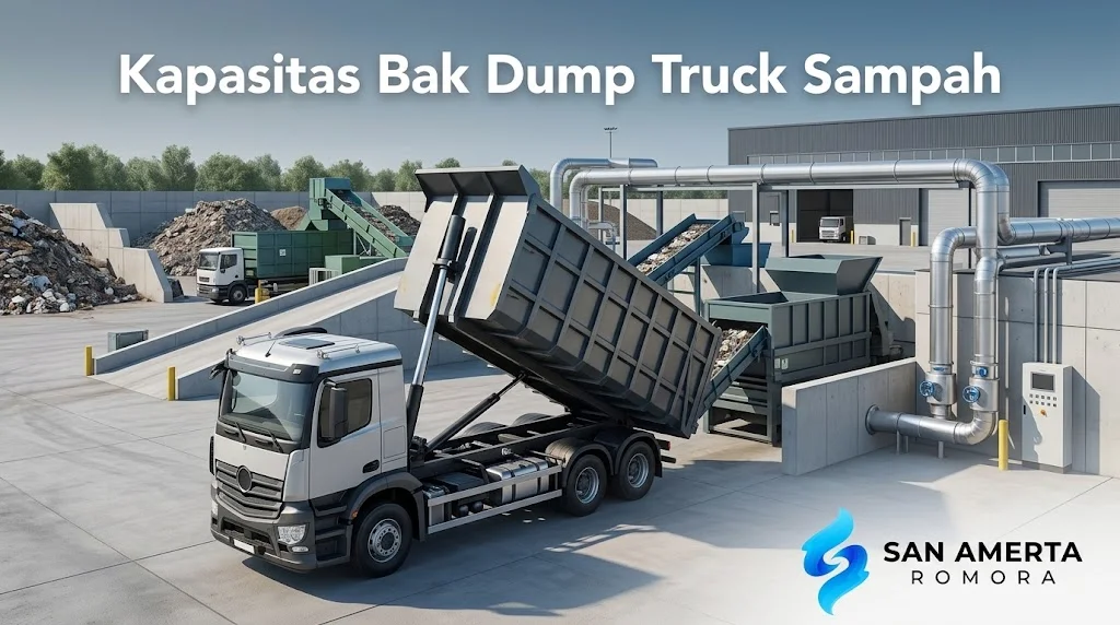 Penyedia dump truck sampah e-katalog San Amerta Romora